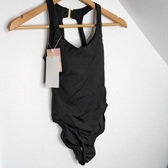 ANDIE SWIM The Catalina One Piece Bathing Suit Swimsuit Black NEW Size XXS - Picture 4 of 9